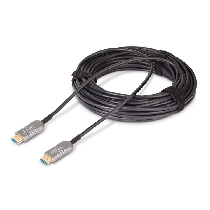 StarTech | HDMI 2.1 Hybrid Active Optical Cable (AOC), CMP, Plenum Rated, 8K Ultra High Speed HDMI Fiber Optic Cable 100ft (30.4m) |