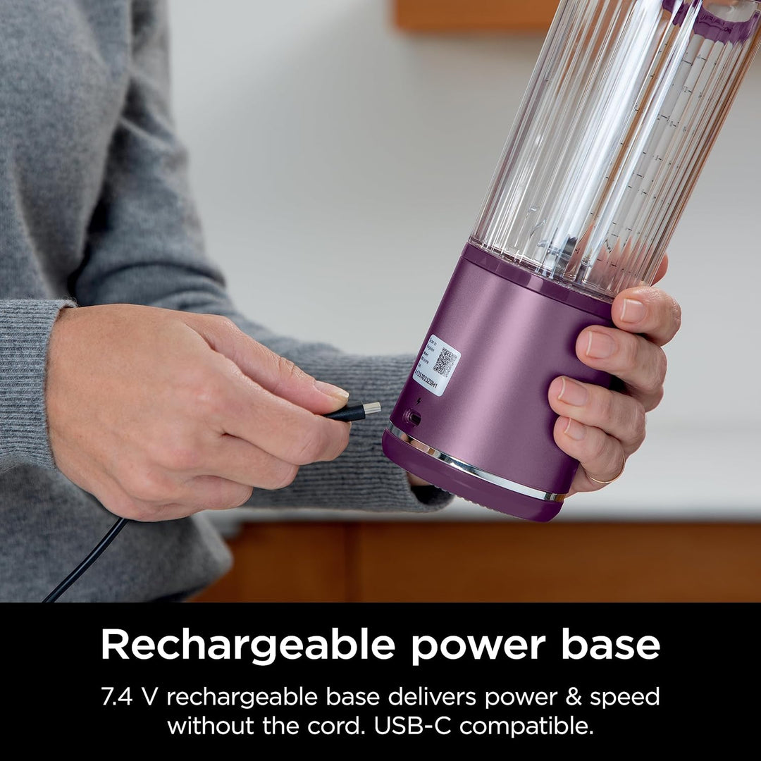 Ninja | Blast Portable for Shakes & Smoothies Cordless 18oz - Purple | BC151NVC