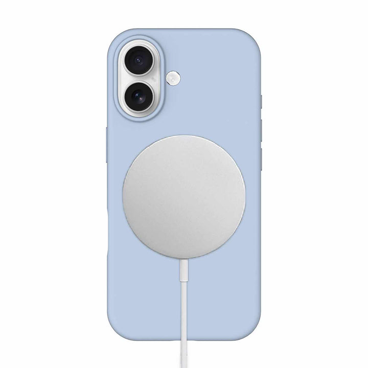 Blu Element | Silicone MagSafe iPhone 17 Case - Pastel Blue |BESMG174