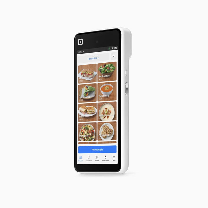 Square | Handheld Portable Credit Card Machine - Mineral White | A-SKU-0876