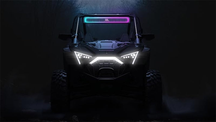 JBL | RallyBar S - 21" Bluetooth Universal Outdoor Vehicle Soundbar with Built-in 150w RMS Amplifier, IP66 Water & Dust Resistant