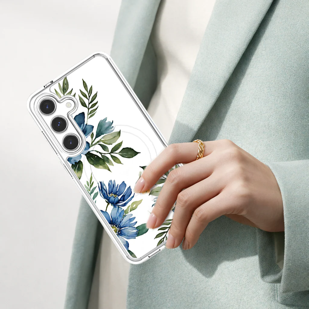 Caseco | Case for Samsung S26 - Blue Floral | ED24F3-FL