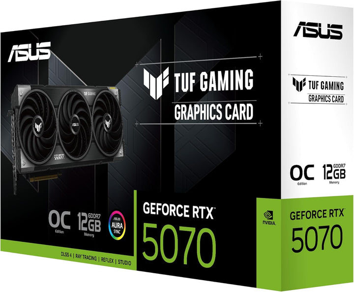 ASUS | Video Card GeForce RTX 5070 12G GDDR7 256bit PCIE | TUF-RTX5070-O12G-GAMING