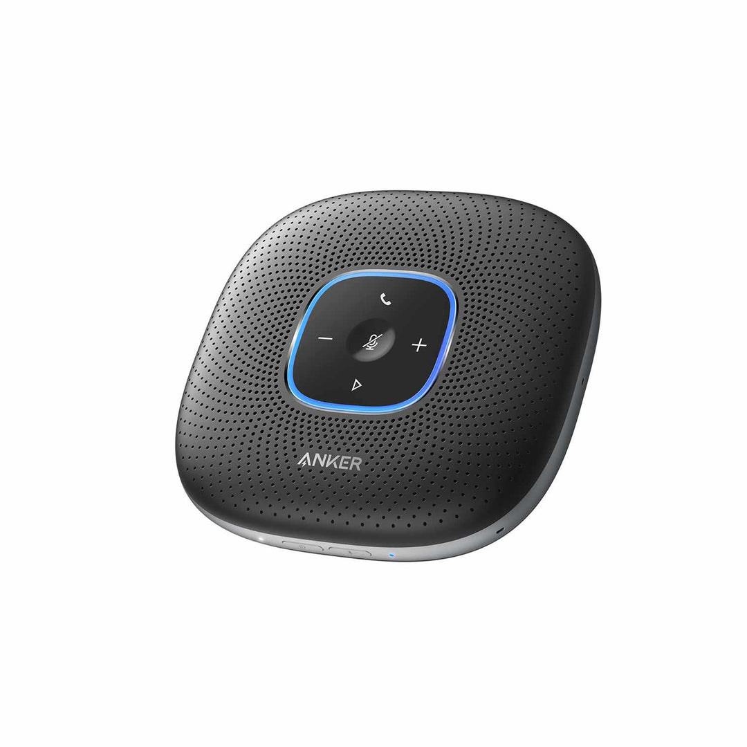 Anker | PowerConf Speakerphone/Zoom Certified Conference Speaker - Black | A3301012