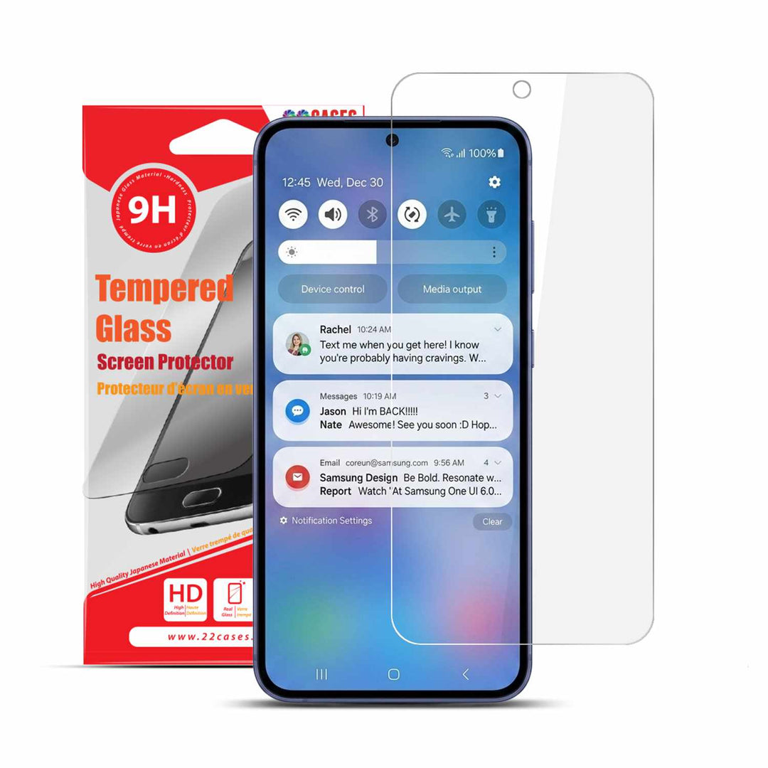 22 Cases | Tempered Glass Screen Protector for Samsung Galaxy S26 FE | 22SPSG26FE