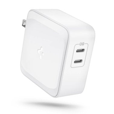 Spigen | ArcStation Pro GaN 70W Dual Port Wall Charger - White | ACH02081