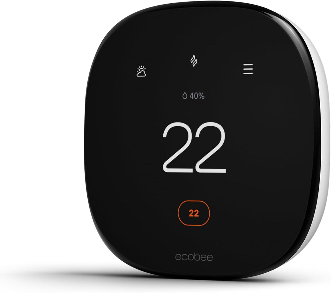 Ecobee | Smart Thermostat Enhanced Wi-Fi - Black | EB-STATE6LC-01