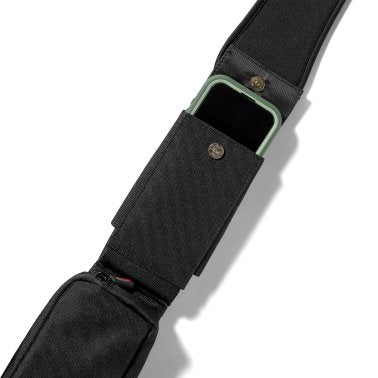 Totinit | Passport Pro RPET w/RFID pocket + Carabiner - Black |  9994-TOTHEI