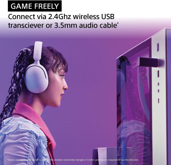 Sony | INZONE H5 Wireless Gaming Headset - White | WHG500/W
