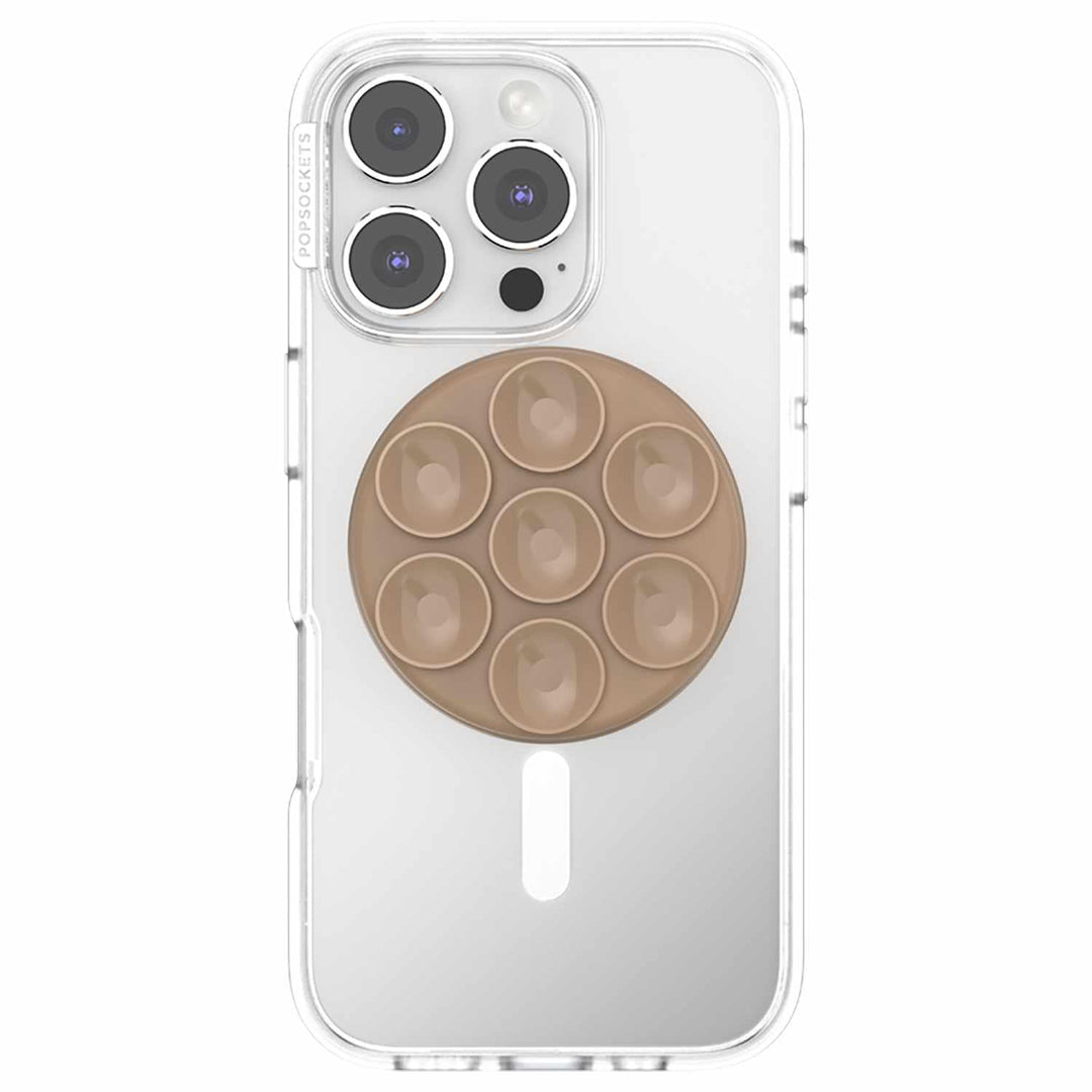 PopSockets | PopGrip Suck-Up for MagSafe Round with Adapter - Latte | 807712