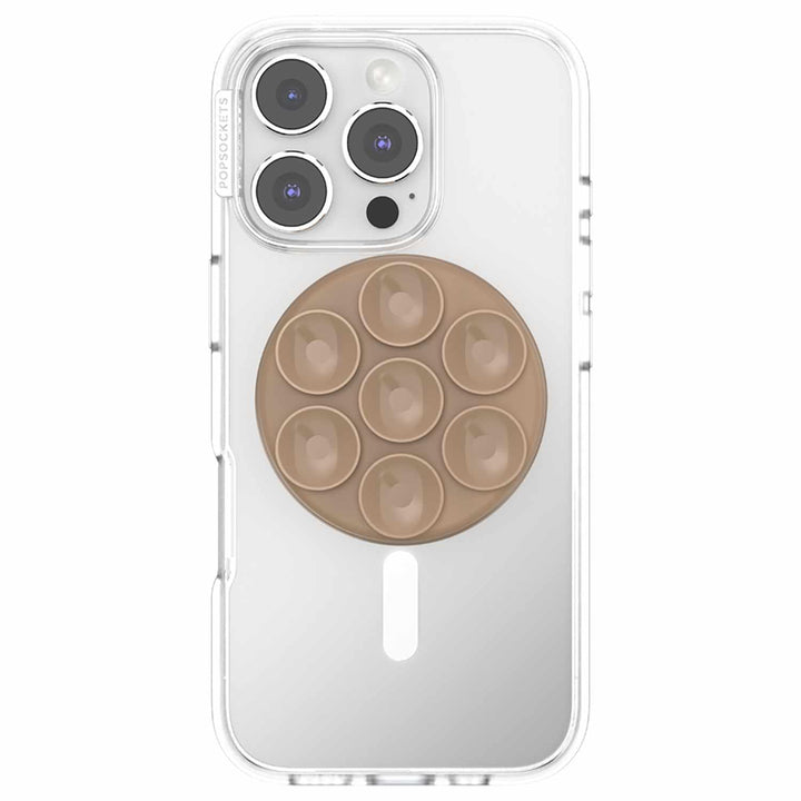 PopSockets | PopGrip Suck-Up for MagSafe Round with Adapter - Latte | 807712