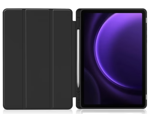 Caseco | Case With Stand Function Samsung Galaxy Tab S9 FE Folio - Black |  C3245-01