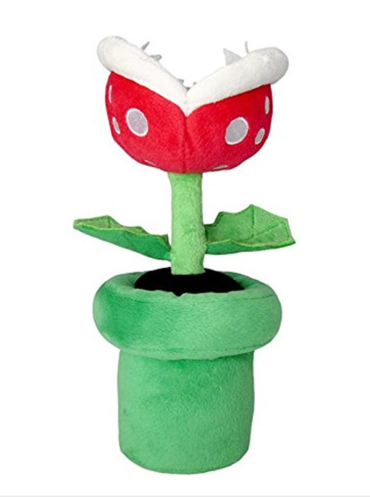 Little Buddy | Super Mario - Piranha Plant 9" Plush 819996015949