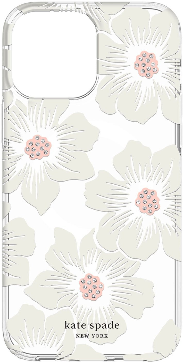 Kate Spade | Protective Hardshell Case for Magsafe for iPhone 13 Pro Max -  Hollyhock | KSIPH-207-HHCCS
