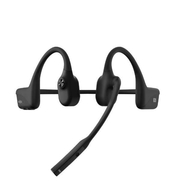 Shokz | OpenComm UC Bluetooth Headset With Boom Mic & USB-A Dongle - Black | C102-AA-BK-US