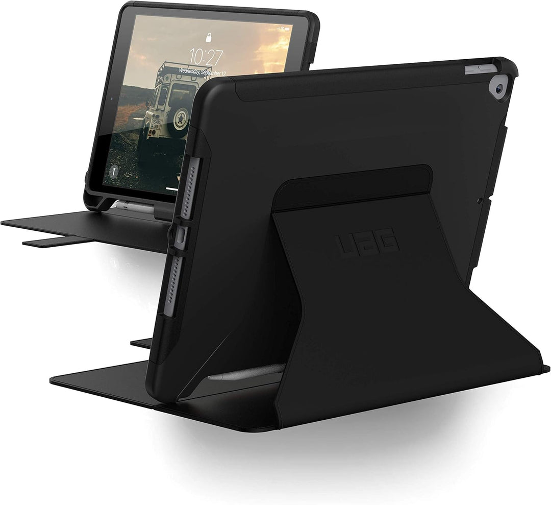 UAG | Scout Rugged Folio Case Black for iPad 10.2 2021 9th Gen/10.2 2020 8th Gen/iPad 10.2 2019 BULK | 12191IB14040
