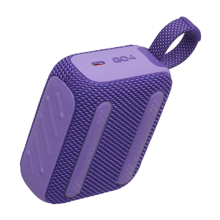 JBL | Go 4 Waterproof Bluetooth Wireless Speaker - Purple | JBLGO4PURAM