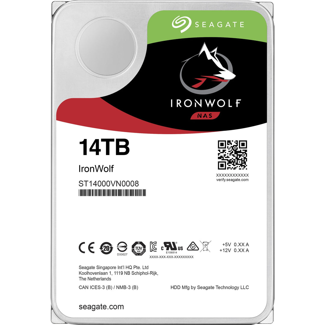 Seagate |  IronWolf 14TB NAS Internal Hard Drive HDD | ST14000VN0008