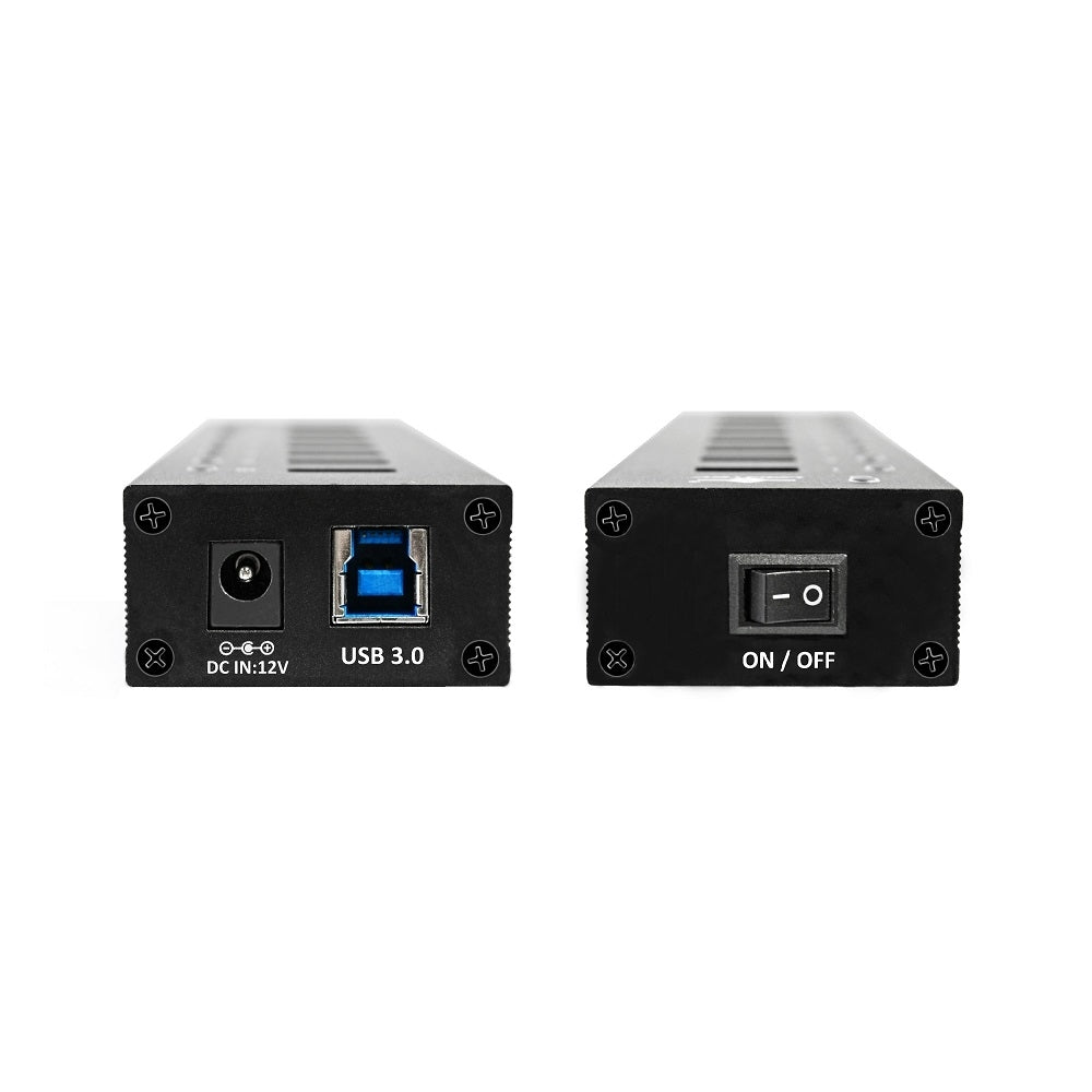SO Vantec | 10-Port USB 3.0 Aluminum ALL Data/charging Hub | UGT-AH110U3-BK