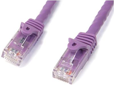 Startech | Cat6 Molded Ethernet Cable (650mhz 100w Poe Rj45 Utp) - 7 Ft - Purple N6PATCH7PL