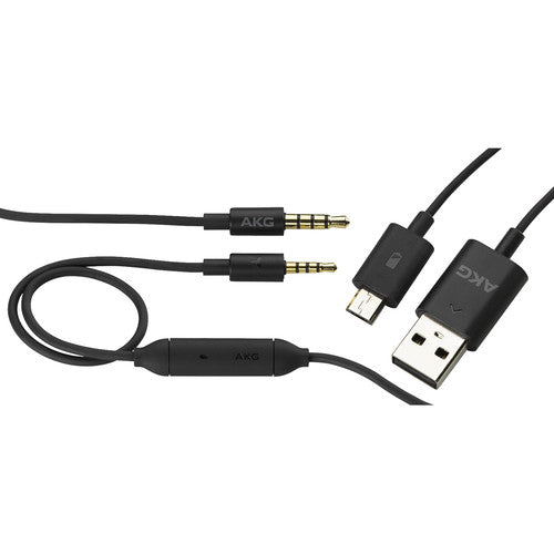 AKG Y500 | Headphones with Mic On-Ear Bluetooth Wireless - Black