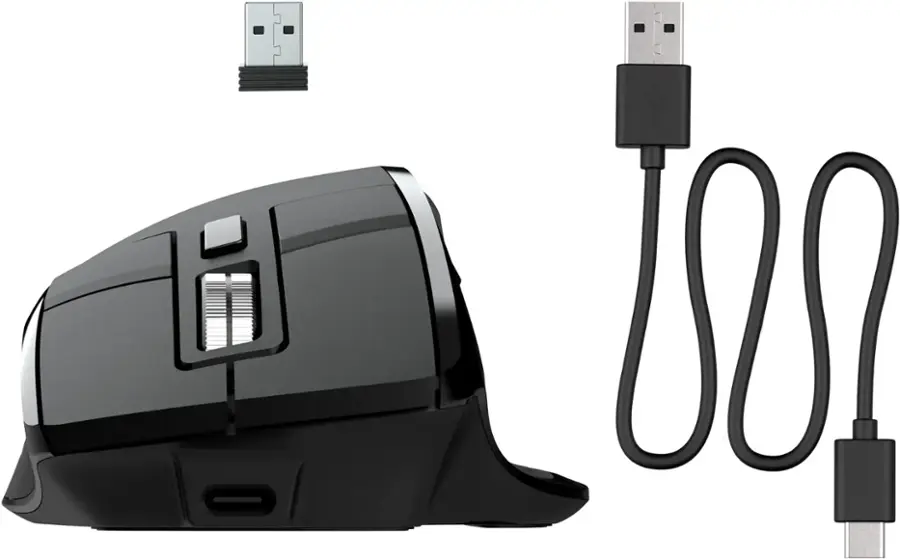 JLAB | Epic Mouse 2 Advanced Wireless Bluetooth Mouse - Black | IFCMEPICMOUSE2RBLK82