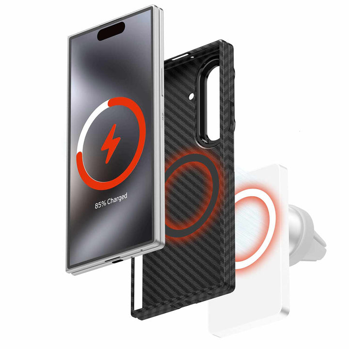 ITSKINS | Supreme Eclipse Stand Case w/MagSafe for Galaxy Z Fold 8 Ultra - Black | SGQ8SUELPBLCK