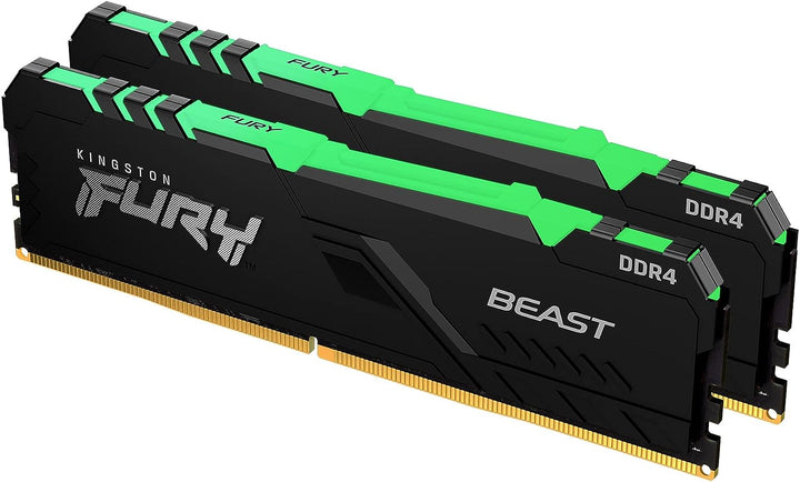 Kingston | Fury Beast Ram 64GB 3200MHz DDR4 CL16 Kit of 2 | KF432C16BBAK2/64