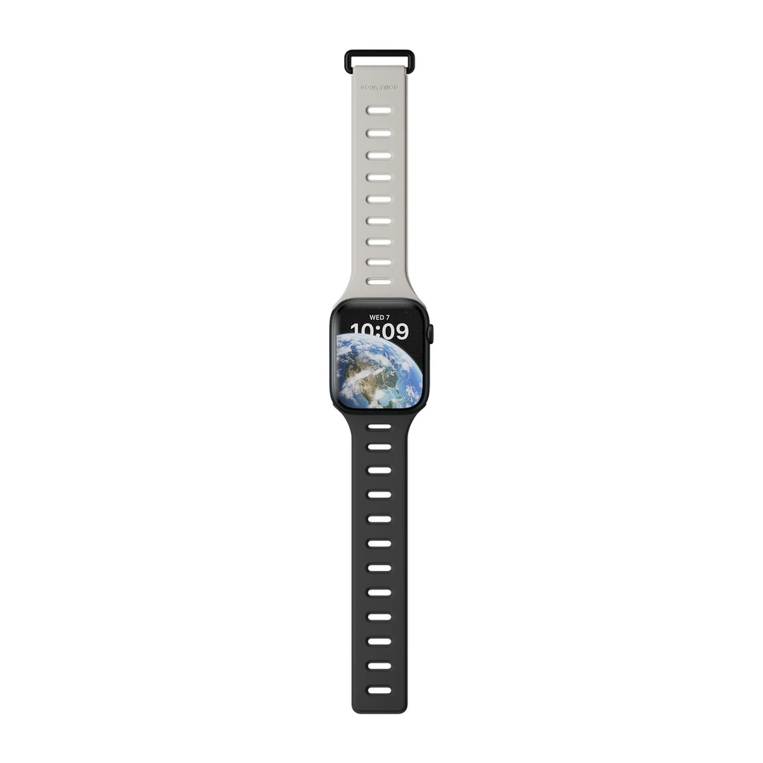 Native Union | Active Band for Apple Watch 38/40/41mm S1-9/SE - Black/Sandstone | ACTBAND-AW-S-BLKS
