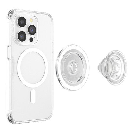 //// PopSockets | PopGrip For MagSafe - Round - Clear | 123-0422