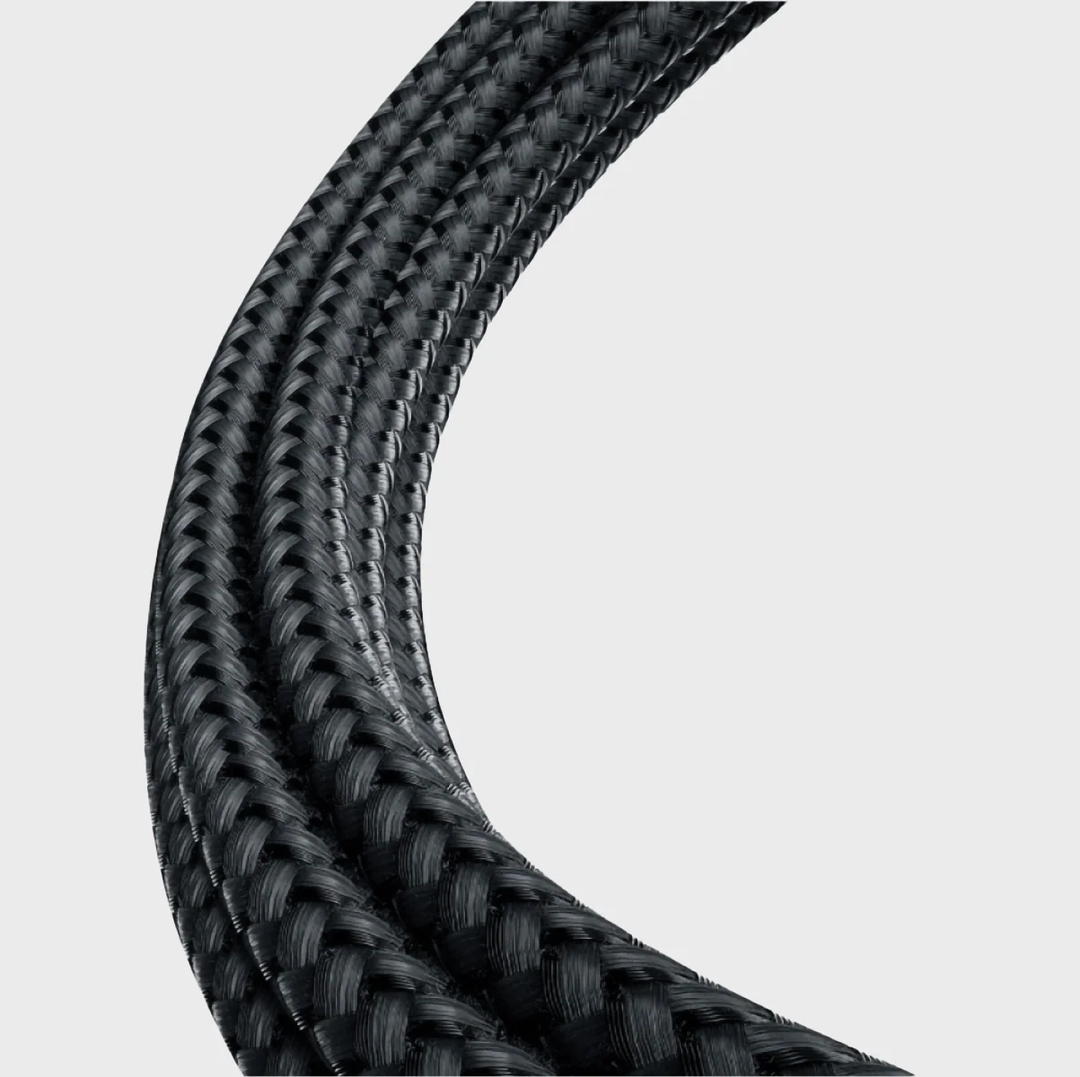 Caseco | Aramid Fiber Type-C to Type-C Cable 100W 3FT - Black | C0515-66