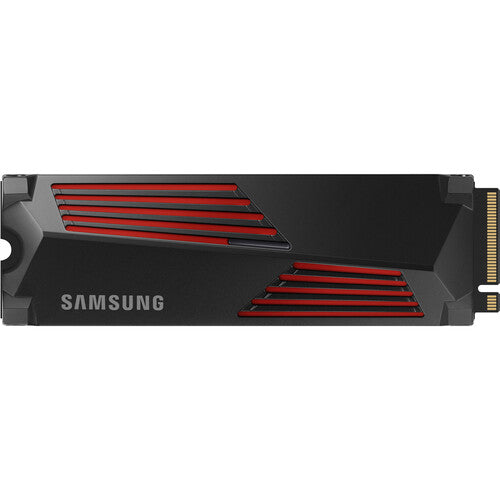 Samsung | 990 PRO 2TB NVMe PCI-e Internal Solid State Drive with Heatsink - Black/Red | MZ-V9P2T0CW