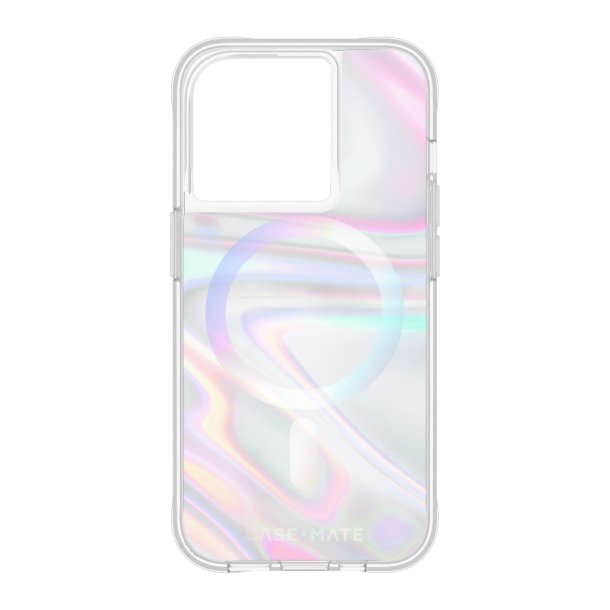 Case-Mate | Soap Bubble MagSafe Case for iPhone 15 Pro - Iridescent | 15-11785