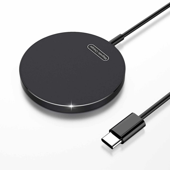 Blu Element | Wireless Charger MagSafe with USB-C Cable 4ft/1.2m 15w - Black | 116-0160