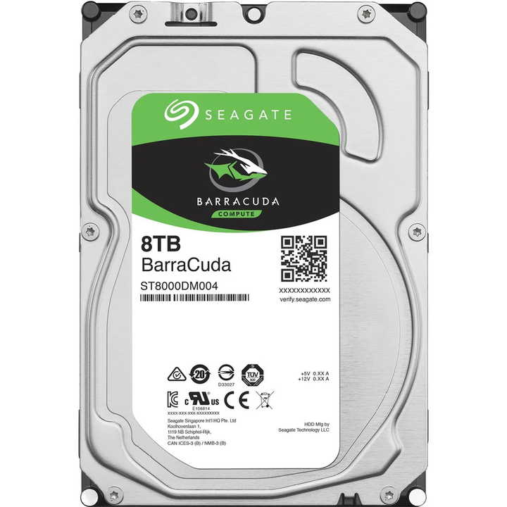 Seagate | Barracuda 8TB 3.5" 7200RPM SATA Desktop Internal Hard Drive | ST8000DMZ04