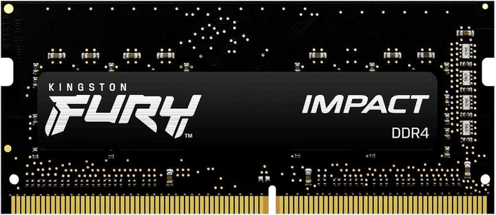 Kingston | FURY Impact 32GB (2x16GB) 3200MHz DDR4 CL20 Laptop Memory Kit of 2 - Black | KF432S20IBK2/32