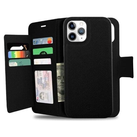 Caseco | iPhone 11 Pro - Sunset Blvd 2-in-1 RFID Blocking Folio Case - Black | C3506-01