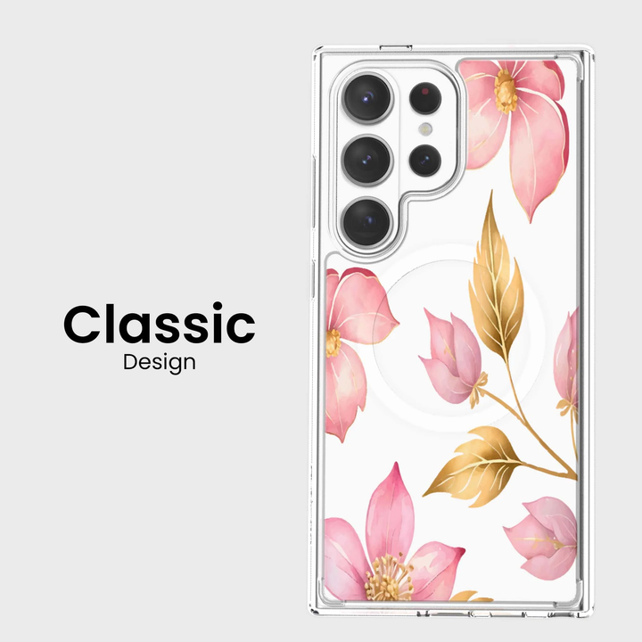 Caseco | Case for Samsung S26 Ultra - Pink Wildflower | ED24F4-PK