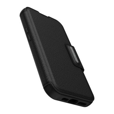 //// Otterbox | Strada Leather Folio Case iPhone 15 Pro - Black (Shadow) | 15-11757