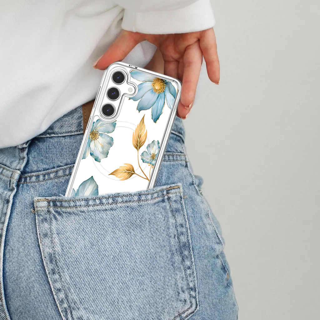 Caseco | Case for Samsung S26 - Blue Wildflower | ED24F3-BW