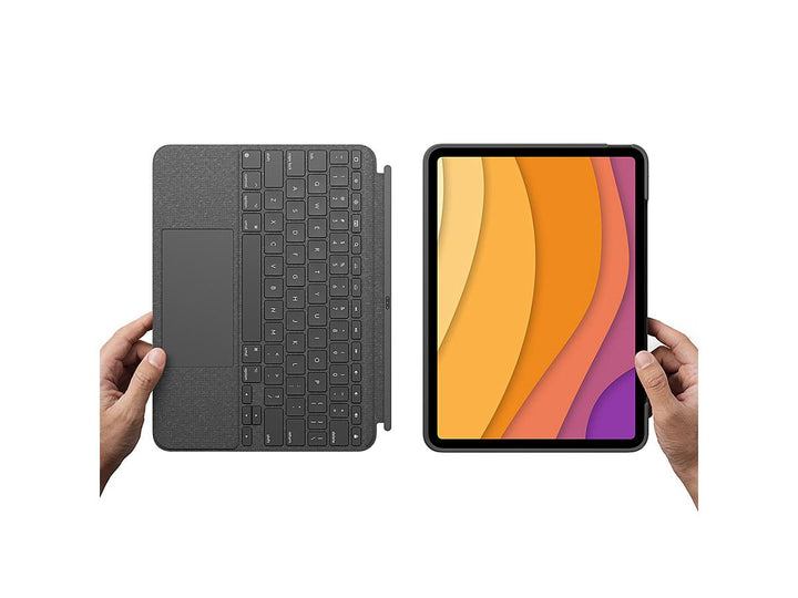 Logitech | Keyboard Case Combo Touch iPad Air (4th, 5th gen - 2020, 2022) - Oxford Grey | 920-010260