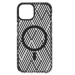 //// Blu Element | Elita Clear Print Braid Check Pattern MagSafe Case for iPhone 14/13 - Clear/Black | 120-6767