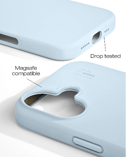 Ideal of Sweden | Silicone Case MagSafe iPhone 16 - Light Blue | 120-8774