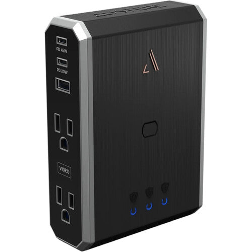 Austere | VII Series Wall Charger 4-Outlet 45W / 20W USB-C PD | 7S-PS4-US1