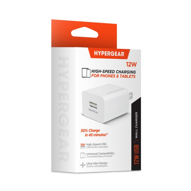 HyperGear | Wall Charger Hub 12W USB-A - White | 15950