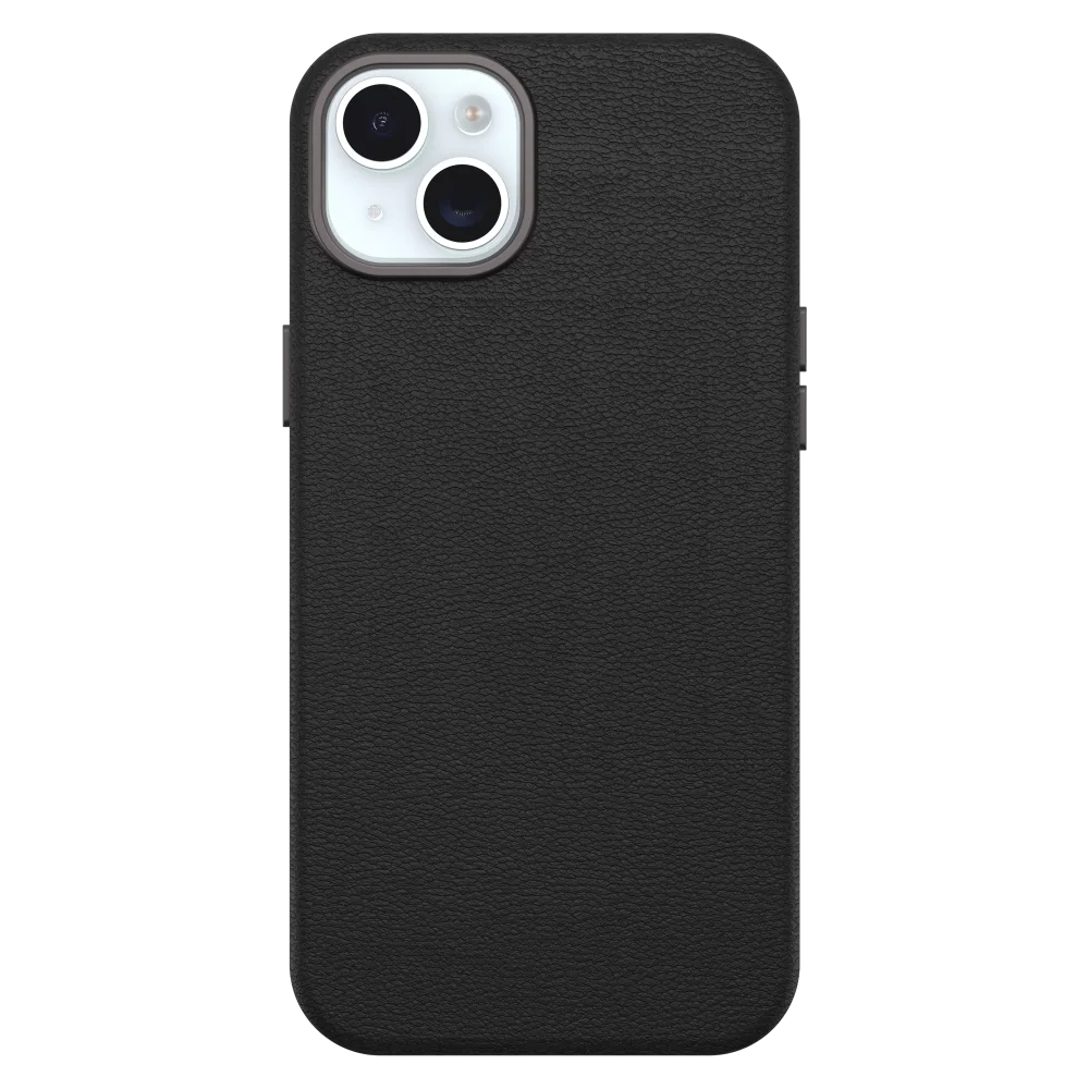 Otterbox | Symmetry Cactus Leather w/MagSafe case  iPhone 15 / 14 / 13 - Black (Noir Ash) | 15-12630