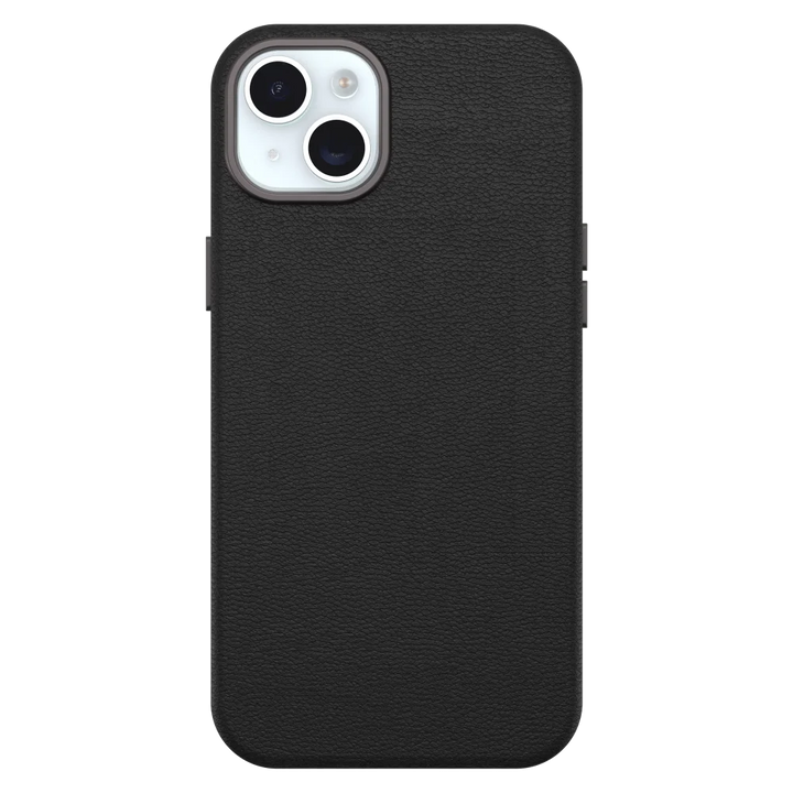 Otterbox | Symmetry Cactus Leather w/MagSafe case  iPhone 15 / 14 / 13 - Black (Noir Ash) | 15-12630