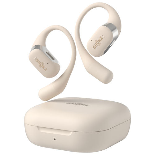 Shokz | OpenFit 2 Open-Ear True Wireless Earbuds - Beige | T920-ST-BG-CA-326