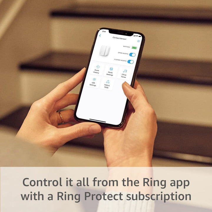 Ring | Alarm Home Securtiy System Contact Sensor Single Unit | B07ZB2QLC2