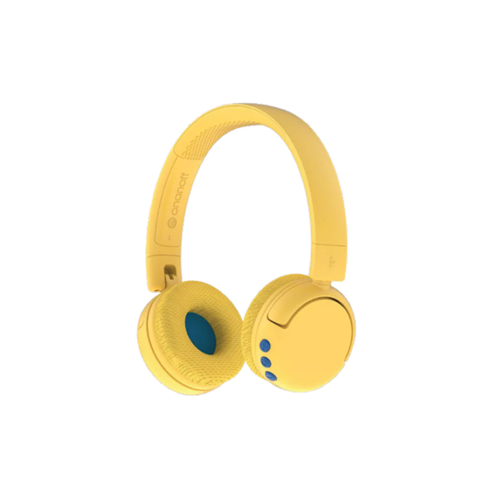 Onanoff | BuddyPhones POP Fun Wireless kids On Ear Headphones - Sun Yellow | ONO-BT-BP-POP-FUN-YL